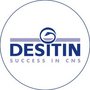 Logo von Desitin mit dem Slogan "Success in CNS" und einer stilisierten Darstellung eines Vogels.